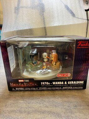 Funko Pop! Mini Moments: Marvel's WandaVision Living Room 70's Wanda & Geraldine
